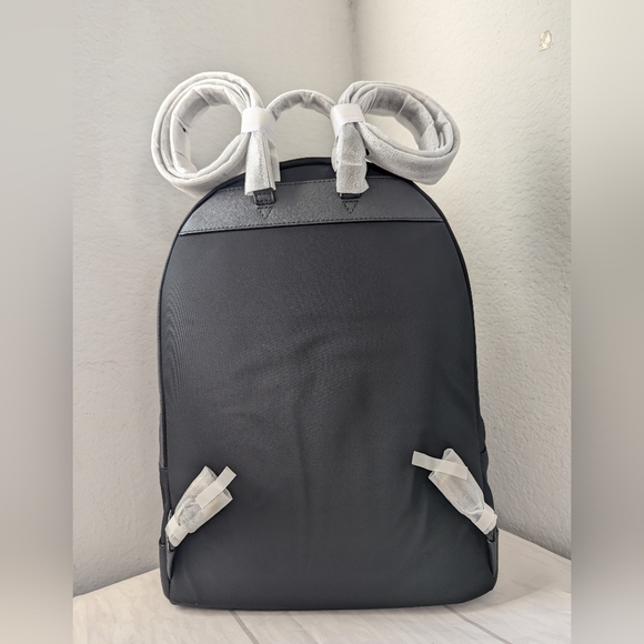 NWT Michael Kors Morgan Medium Nylon Backpack In Black - Picture 3 of 4